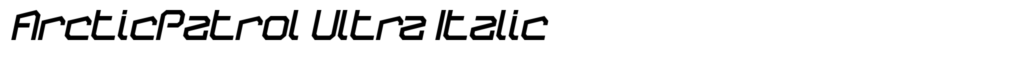 ArcticPatrol Ultra Italic image